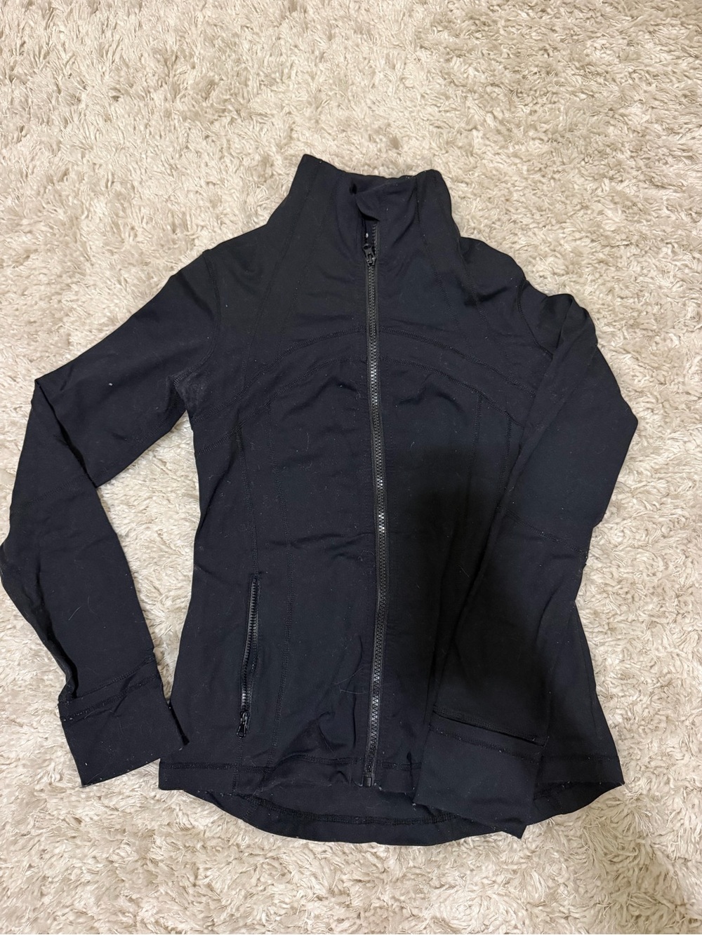 Women’s Black Zip-Front Jacket